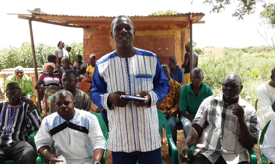Visite des infrastructures dans la commune de Saaba 