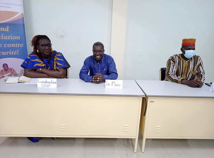 Justice sociale et paix : le maire Dipama à la deuxième session du projet de dialogue sur la justice et la sécurité.