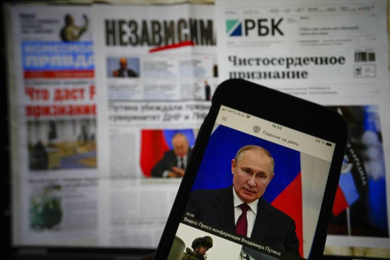 Actualité_internationale: la Russie renforce encore la pression sur les médias