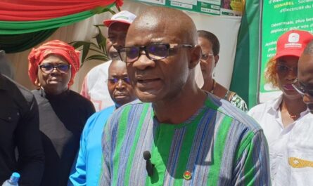 Le ministre en charge de l'énergie Yacouba Zabré GOUBA