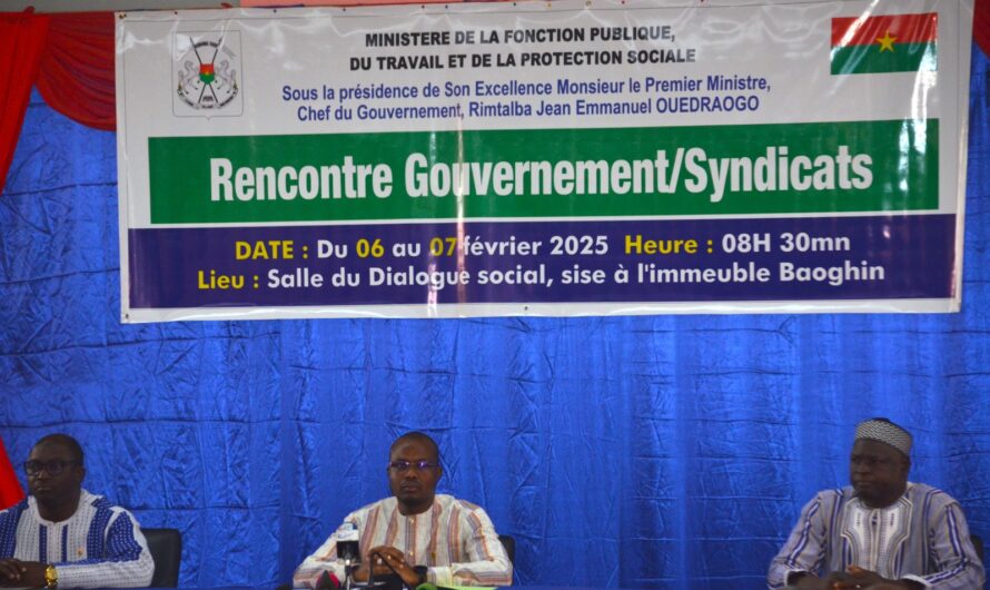 Rencontre gouvernement-syndicats : Un dialogue social renforcé
